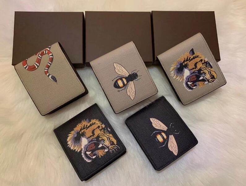 High quality men animal Short Wallet Leather black snake Tiger bee Wallets Women Long Style Purse Wallet card Holders with gift box, Red;black
High quality men animal Short Wallet Leather black snake Tiger bee Wallets Women Long Style Purse Wallet card Holders with gift box, Red;black