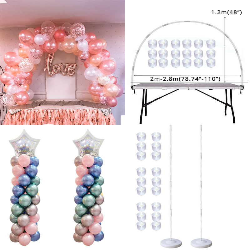 Table Balloon Arch Set Balloon Column Stand for Wedding Birthday Graduation Party Balloons Accessories Baby Shower Decorations Q1124
Table Balloon Arch Set Balloon Column Stand for Wedding Birthday Graduation Party Balloons Accessories Baby Shower Decorations Q1124