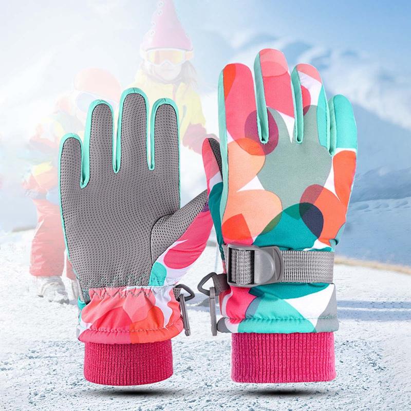 Ski Gloves Winter Children's Warmth And Thick Printing Stitching Windproof And Waterproof Outdoor Snow Gloves, Bl1
Ski Gloves Winter Children's Warmth And Thick Printing Stitching Windproof And Waterproof Outdoor Snow Gloves, Bl1