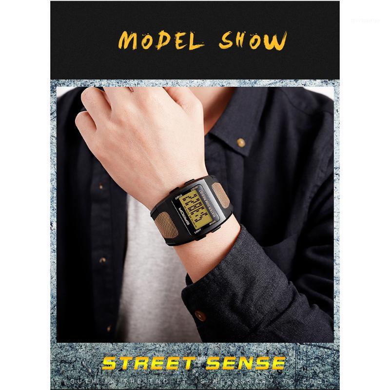 LED Cool Fashion Multi Function Wide Dial Monochrome Digital Electronic Watch1, Blue
LED Cool Fashion Multi Function Wide Dial Monochrome Digital Electronic Watch1, Blue