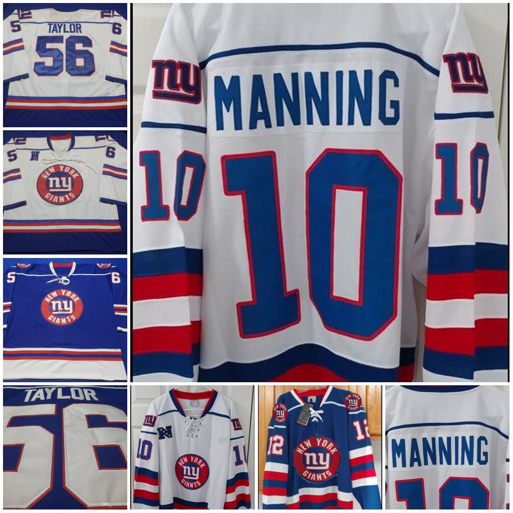 Vintage NY GIANTS 12 SMITH 56 TAYLOR 10 MANNING hockey jersey sewing Hockey jersey embroidery can be customized with any number and name, Black
Vintage NY GIANTS 12 SMITH 56 TAYLOR 10 MANNING hockey jersey sewing Hockey jersey embroidery can be customized with any number and name, Black