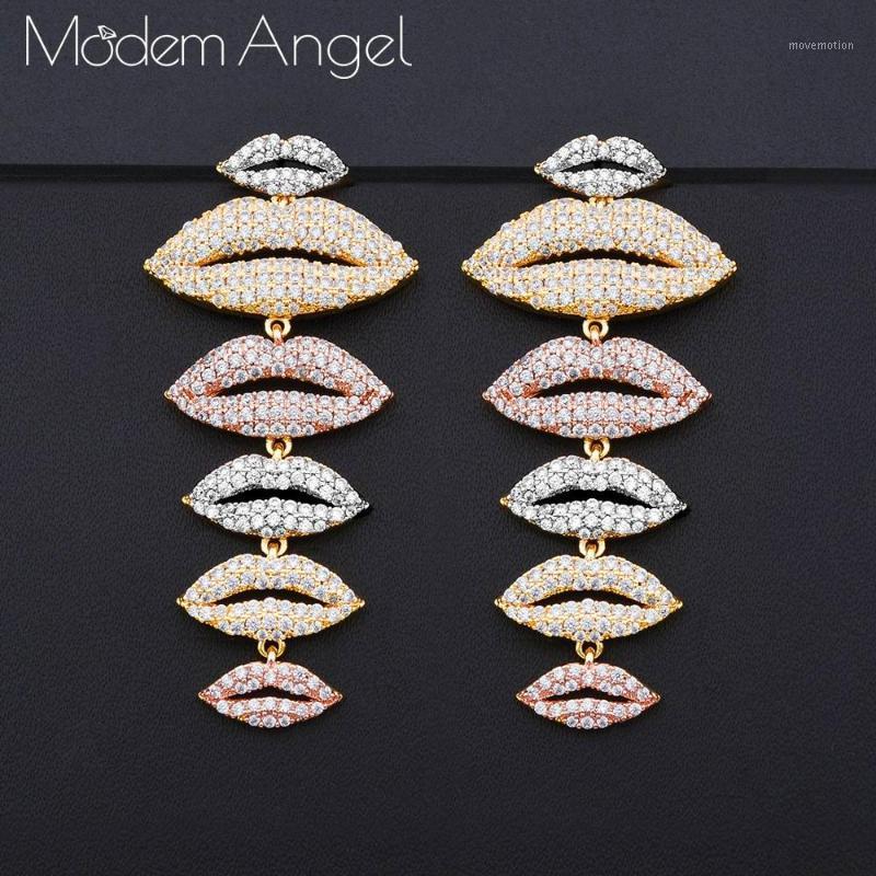 ModemAngel Fashion Cubic Zirconia lips shape Big Long Earring For Women Jewelry Wedding Brincos boucle d'oreille1
ModemAngel Fashion Cubic Zirconia lips shape Big Long Earring For Women Jewelry Wedding Brincos boucle d'oreille1