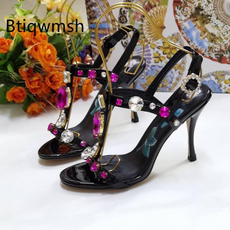 Sexy Rhinestone Sandals Women Open Toe Diamond T-strap Strange High Heel Shoes Woman White Leather Wedding Shoes1, Black flat
Sexy Rhinestone Sandals Women Open Toe Diamond T-strap Strange High Heel Shoes Woman White Leather Wedding Shoes1, Black flat