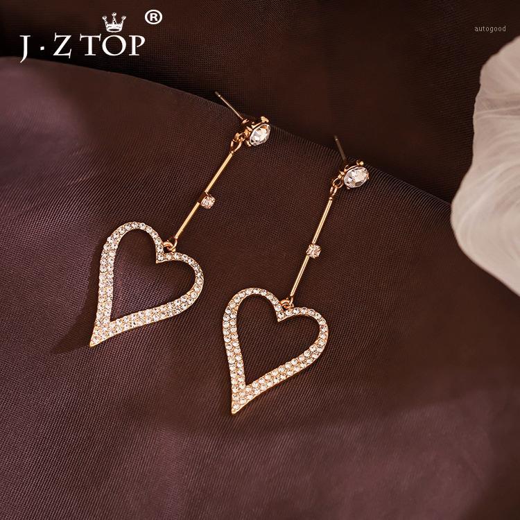 Dangle & Chandelier Jztop Brand Ladies Hollow Peach Heart Drop Earrings For Women Gold Rhinestone Pendientes Mujer Moda 20211
Dangle & Chandelier Jztop Brand Ladies Hollow Peach Heart Drop Earrings For Women Gold Rhinestone Pendientes Mujer Moda 20211
