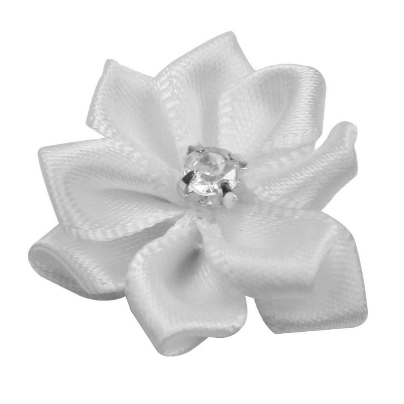 40Pcs Crystal Rhinestone Decoration Satin Flowers Appliques Wedding Party Sewing Craft DIY Artificial Rose for Dress, White
40Pcs Crystal Rhinestone Decoration Satin Flowers Appliques Wedding Party Sewing Craft DIY Artificial Rose for Dress, White