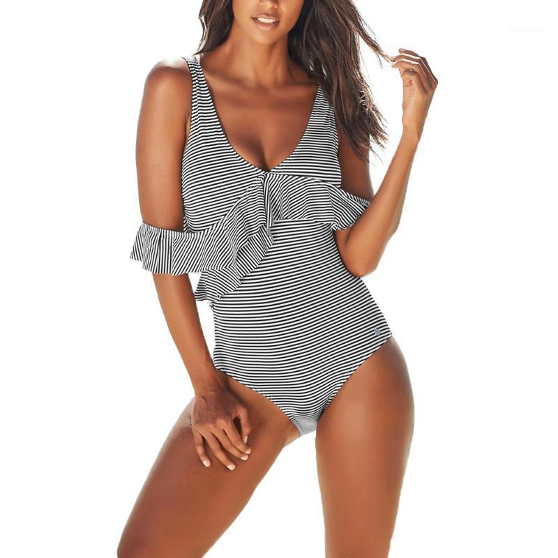 2020 Sexy One-Piece Swimwear Strap solid color ruffle 1 piece swimsuit women swim wear Swimsuit beach costume Female1
2020 Sexy One-Piece Swimwear Strap solid color ruffle 1 piece swimsuit women swim wear Swimsuit beach costume Female1