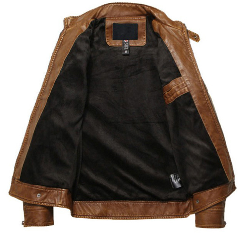 aichAng Motorcycle Leather Jackets Men Autumn Winter Leather Clothing Men Leather Jackets Male Business casual Coats T200502