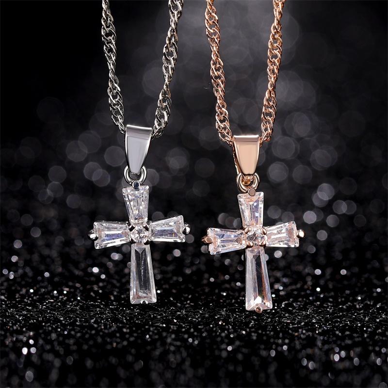 ALIUTOM Punk Crystal Cross Pendant Necklaces For Women Men fashion Street Hip Hop Chains Zircon Silver Color Couple Jewelry Gift
ALIUTOM Punk Crystal Cross Pendant Necklaces For Women Men fashion Street Hip Hop Chains Zircon Silver Color Couple Jewelry Gift
