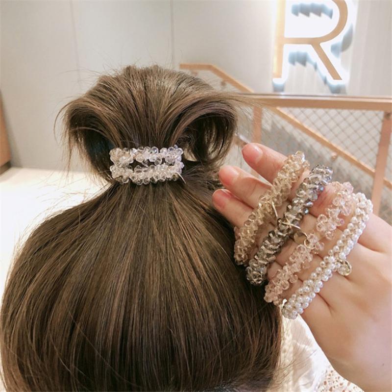 Fashion Woman Crystal Hair Ties Girls lovely Scrunchies Rubber Bands Ponytail Holders Hair Accessories Elastic Band
Fashion Woman Crystal Hair Ties Girls lovely Scrunchies Rubber Bands Ponytail Holders Hair Accessories Elastic Band