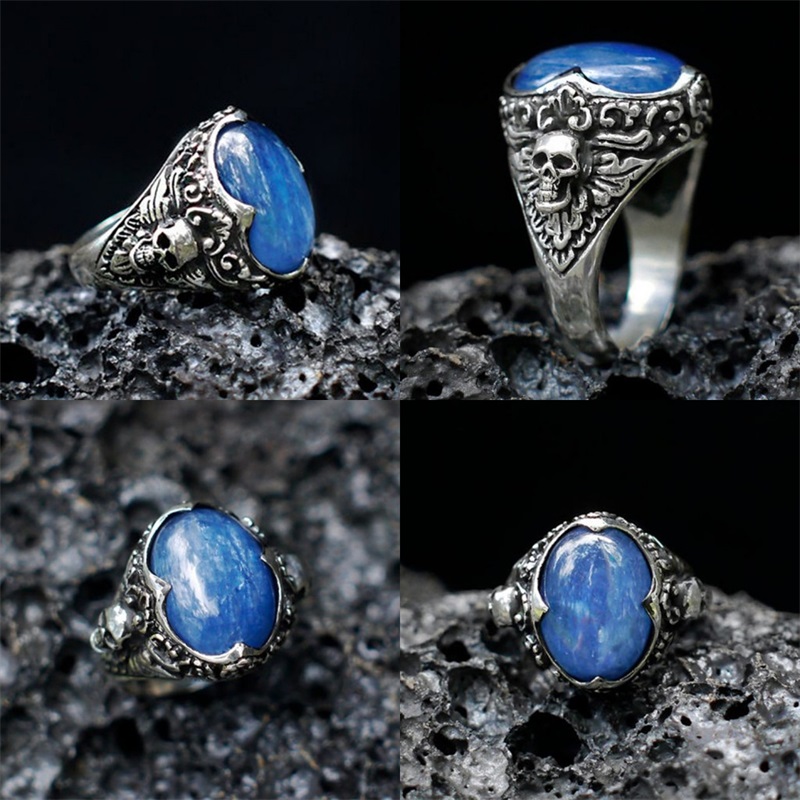 Skull Rings Retro Old Fashioned Sapphire Gemstone Inlay Alloy 7 Sizes Jewelry Ring Ladies Women Gifts Fashion Accessories Hot Sale 3 3cr M2
Skull Rings Retro Old Fashioned Sapphire Gemstone Inlay Alloy 7 Sizes Jewelry Ring Ladies Women Gifts Fashion Accessories Hot Sale 3 3cr M2
