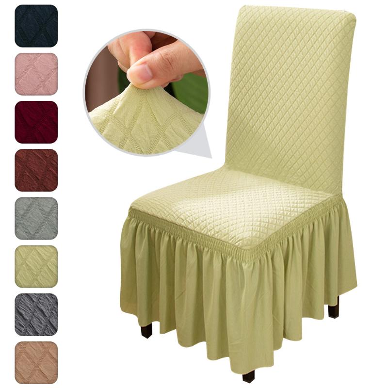 2020 High Stretch Chair Cover Elastic Small Grid Chair Covers Spandex For Dining Room/Kitchen/Hotel Party Banquet
2020 High Stretch Chair Cover Elastic Small Grid Chair Covers Spandex For Dining Room/Kitchen/Hotel Party Banquet