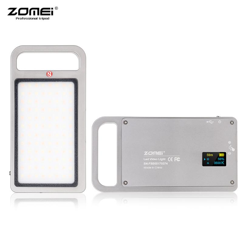 ZOMEI Handheld Mini LED Video Light Camera Fill Light 3000-6500K 96LED Builtin Battery for DSLR Livestream Vlog
ZOMEI Handheld Mini LED Video Light Camera Fill Light 3000-6500K 96LED Builtin Battery for DSLR Livestream Vlog