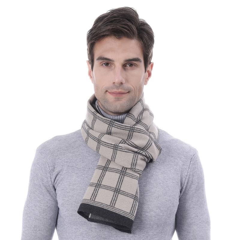 Scarves Men's And Women's Knitting Blended Plaid Scarf Imitation Cashmere Jacquard Dad Bib Gift For Young People
Scarves Men's And Women's Knitting Blended Plaid Scarf Imitation Cashmere Jacquard Dad Bib Gift For Young People