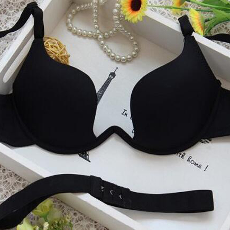 new fashion deep plunge u women sexy bra push up women bras push up sexy women bras casual underwear deep v sexy push up bra T200609