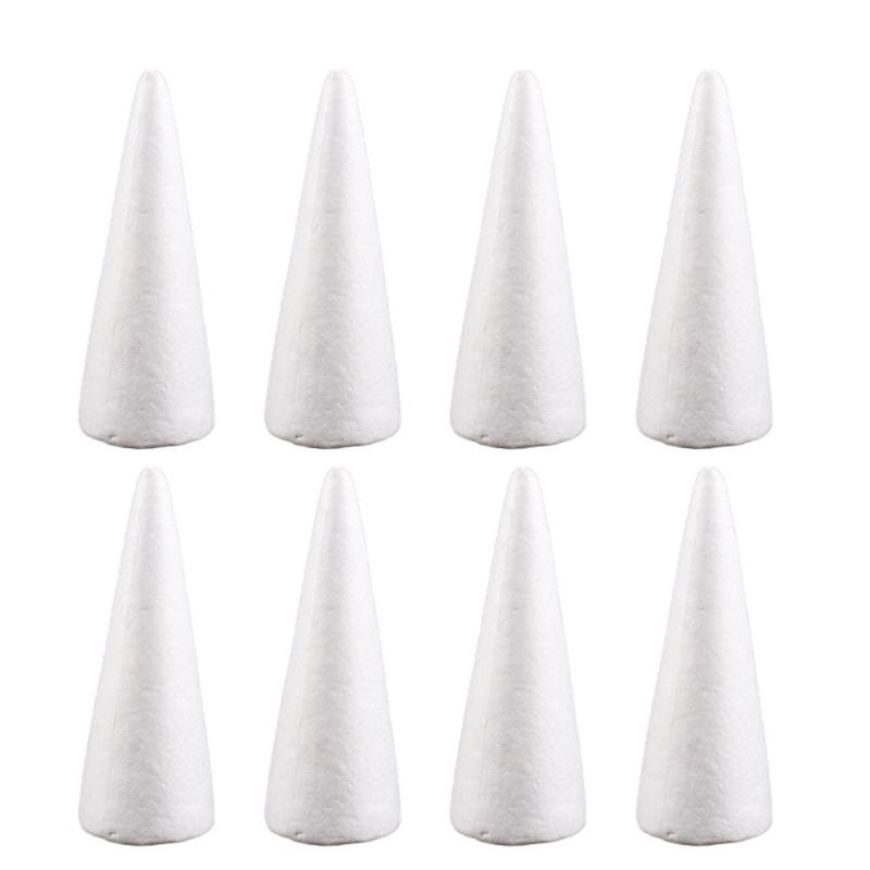 12pcs 10cm White DIY Cone Children Craft Cone Accessories for Home Craft Christmas 
12pcs 10cm White DIY Cone Children Craft Cone Accessories for Home Craft Christmas