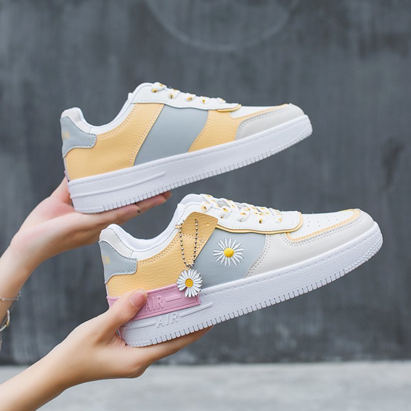 2021 The New Leather Plutonium From Women Slippers Breathable Form Vulcanized Women's Lace Up White Shoes Oxae, Yellow
2021 The New Leather Plutonium From Women Slippers Breathable Form Vulcanized Women's Lace Up White Shoes Oxae, Yellow