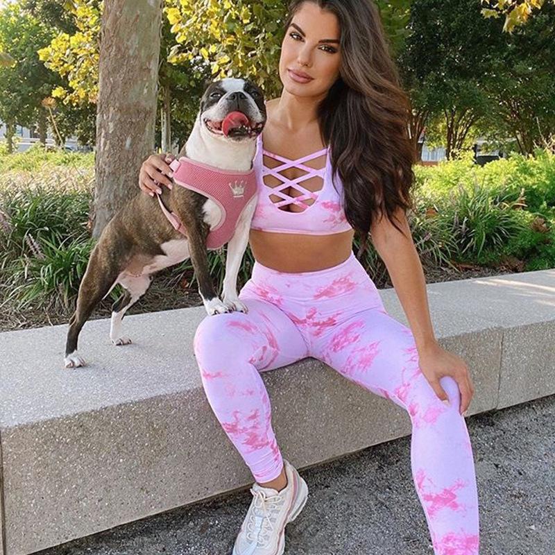 Sexy Workout Set Bandage Sports Bra Hip Lift Leggings Women Yoga Set Workout Clothes for Women Gym Two Piece Yoga, Blue
Sexy Workout Set Bandage Sports Bra Hip Lift Leggings Women Yoga Set Workout Clothes for Women Gym Two Piece Yoga, Blue