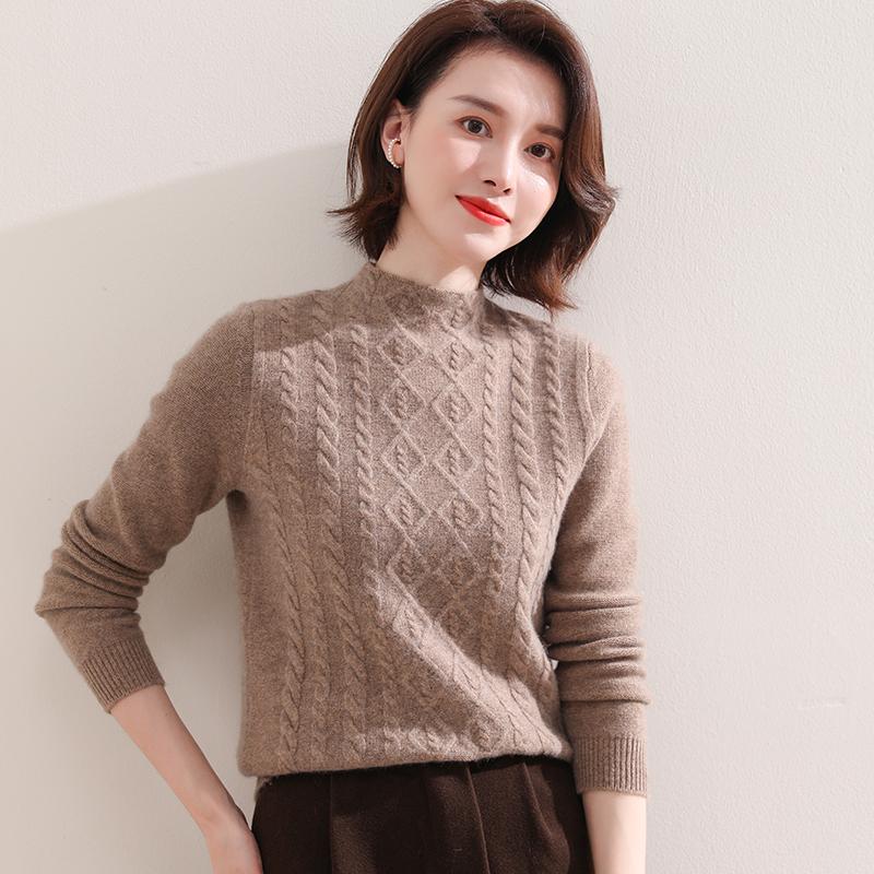 new 100% Pure Goat Cashmere Knitted Sweater Women High Quality Turtleneck Pullover Female Winter Fashion Clothes Girls Tops, Jintuo
new 100% Pure Goat Cashmere Knitted Sweater Women High Quality Turtleneck Pullover Female Winter Fashion Clothes Girls Tops, Jintuo
