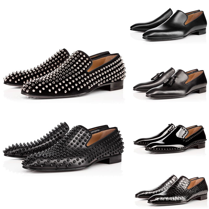Newest Designer Red Bottom Loafers shoes For men Party Wedding Business Loafer Matte Patent Leather Suede Rivets Fashion Dress shoes, #7 39-47
Newest Designer Red Bottom Loafers shoes For men Party Wedding Business Loafer Matte Patent Leather Suede Rivets Fashion Dress shoes, #7 39-47