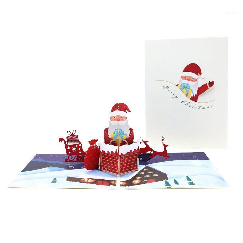 3D Popup Greeting Card For Christmas Climbing Chimney Santa Claus Xmas Holiday Party Invitations new year 20201
3D Popup Greeting Card For Christmas Climbing Chimney Santa Claus Xmas Holiday Party Invitations new year 20201
