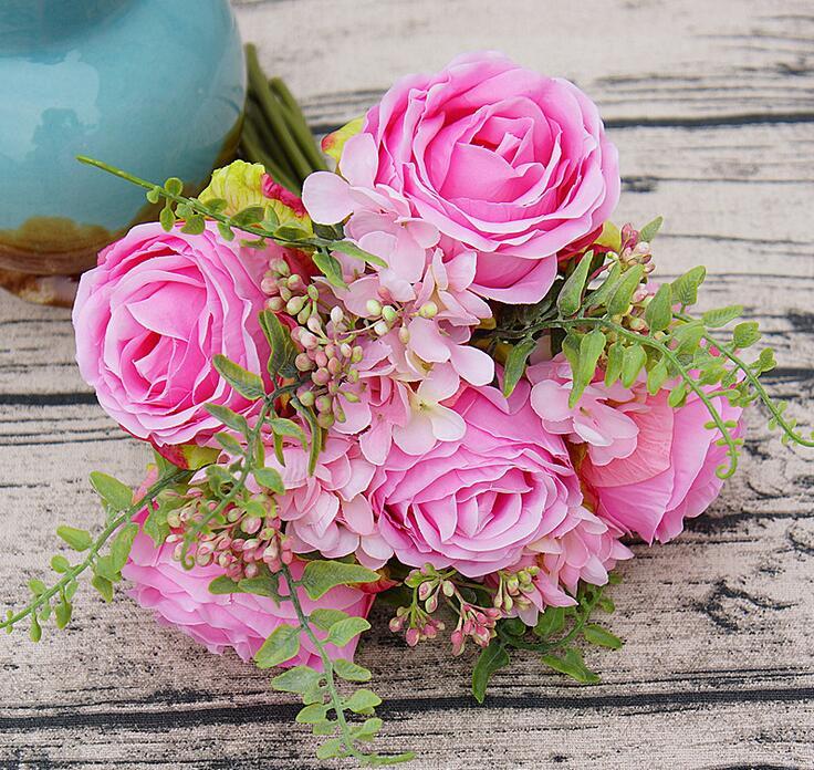 Wedding flower bouquet silk rose bride flower bouquet fake artificial cheap wedding, Pink
Wedding flower bouquet silk rose bride flower bouquet fake artificial cheap wedding, Pink