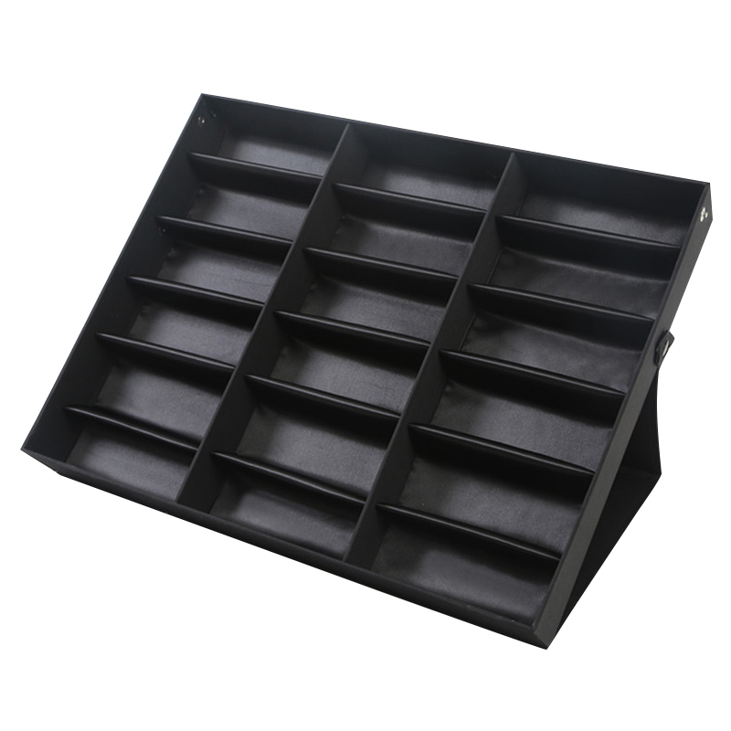 Newly 18 Grids Eyeglass Sunglasses Glasses Storage Display Box Holder Case Organizer Z1123