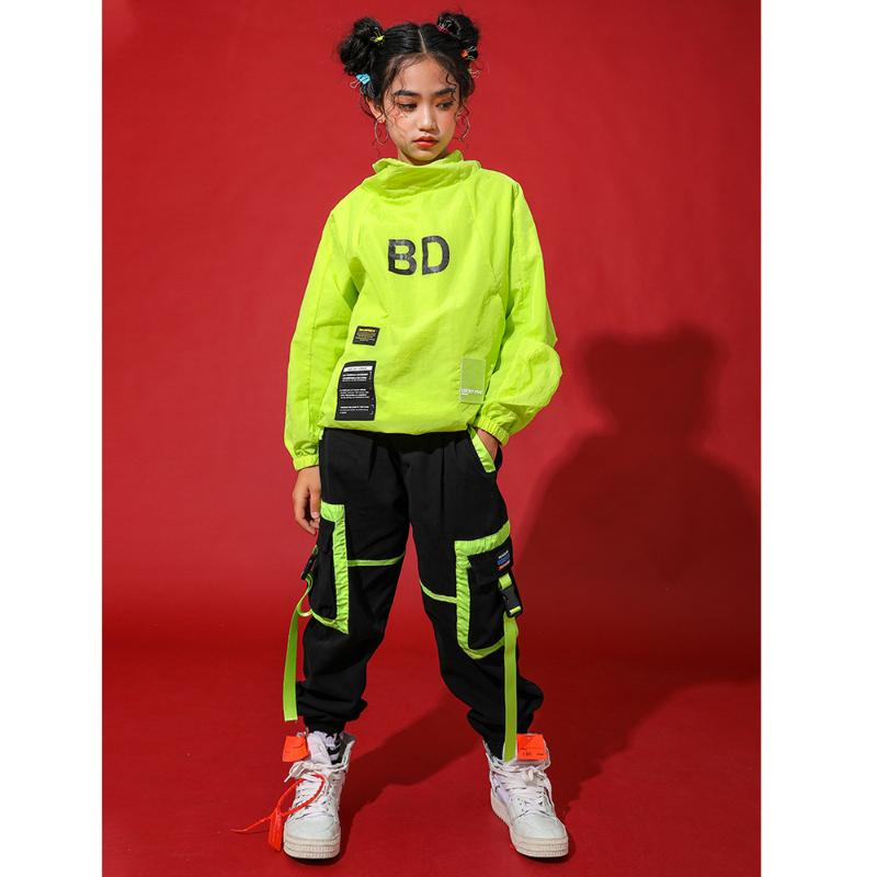 Hip Hop Clothes Kids Dance Costumes Winter Neon Green Long Sleeve Suit Jazz Streetwear Children's Day Hip Hop Costume 110-170cm, Pants
Hip Hop Clothes Kids Dance Costumes Winter Neon Green Long Sleeve Suit Jazz Streetwear Children's Day Hip Hop Costume 110-170cm, Pants