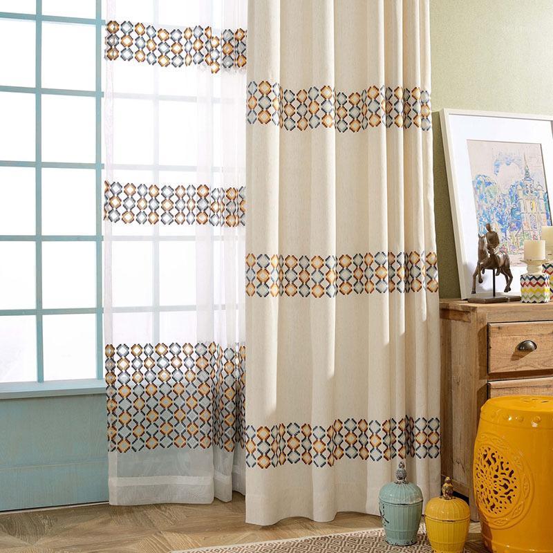 New Simple Cotton and Embroidery Curtain and Curtain Screen Curtains for Living Room Bedroom1, Tulle
New Simple Cotton and Embroidery Curtain and Curtain Screen Curtains for Living Room Bedroom1, Tulle
