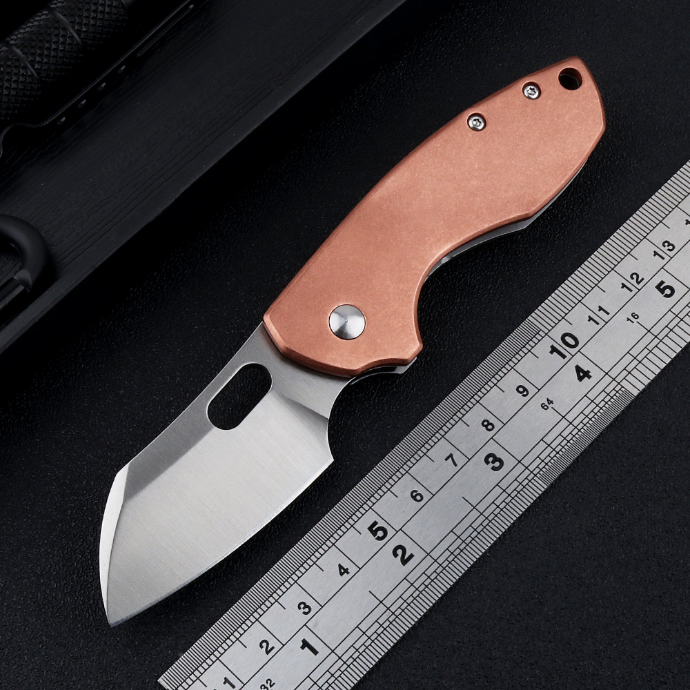 CR 5311 CU folding knife 8cr13mov blade 420 steel + copper alloy handle outdoor camping tactical hunting EDC fishing tool knife
CR 5311 CU folding knife 8cr13mov blade 420 steel + copper alloy handle outdoor camping tactical hunting EDC fishing tool knife