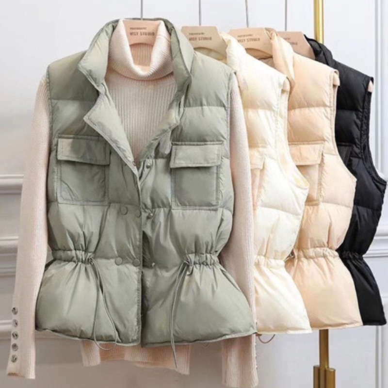 Light Down Vest Women Sleeveless Waistcoat Winter Warm New lady Jacket Ultra Light Vests Female White Coat 201110, Green
Light Down Vest Women Sleeveless Waistcoat Winter Warm New lady Jacket Ultra Light Vests Female White Coat 201110, Green