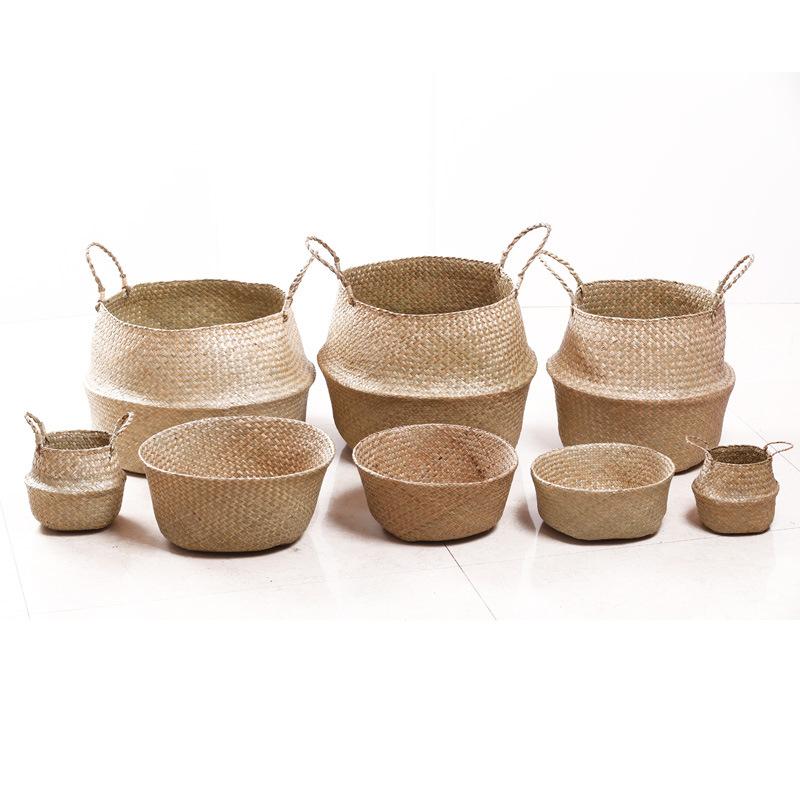 Nordic Simple Pastoral Style Hand-Woven Folding Flower Pot Magazine Finishing Practical Storage Basket Household Goods
Nordic Simple Pastoral Style Hand-Woven Folding Flower Pot Magazine Finishing Practical Storage Basket Household Goods