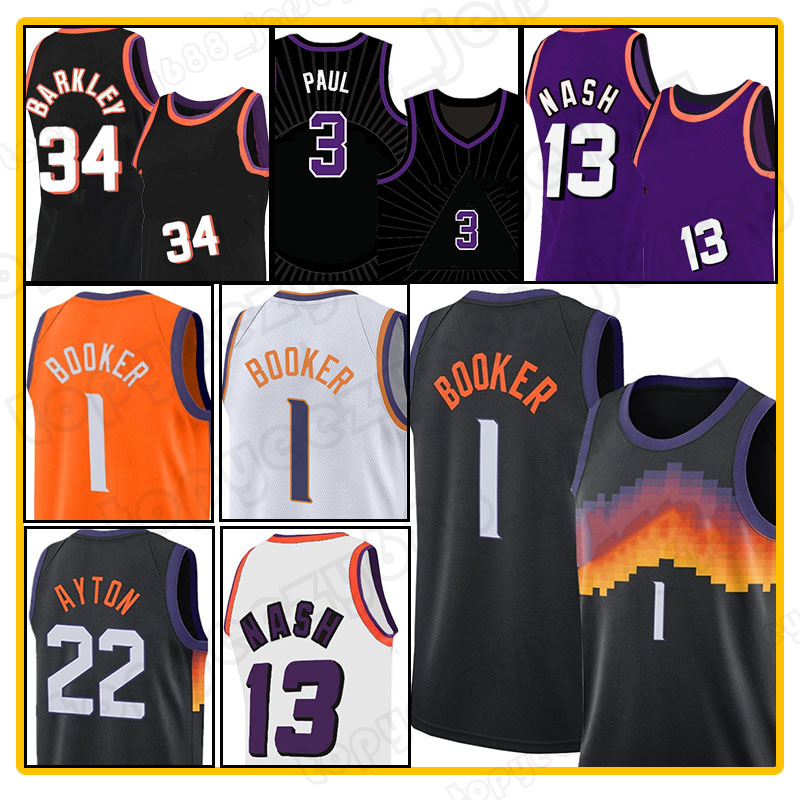 Devin 1 Booker Mens Chris 3 Paul Jersey Deandre 22 Ayton Basketball Charles 34 Barkley Retro Steve 13 Nash Jerseys Vince 15 Carter Tracy 1 McGrady Black, Mens jersey
Devin 1 Booker Mens Chris 3 Paul Jersey Deandre 22 Ayton Basketball Charles 34 Barkley Retro Steve 13 Nash Jerseys Vince 15 Carter Tracy 1 McGrady Black, Mens jersey
