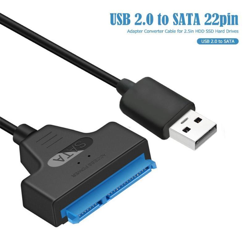 20cm USB 2.0 to SATA 22Pin Adapter Copper Wire Core and ABSC able for 2.5 inch HDD Laptop Hard Disk Drive Rate 480 Mbps1
20cm USB 2.0 to SATA 22Pin Adapter Copper Wire Core and ABSC able for 2.5 inch HDD Laptop Hard Disk Drive Rate 480 Mbps1