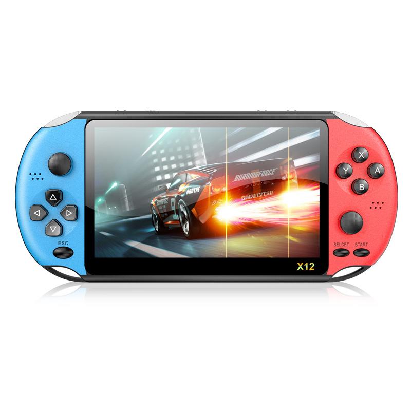 X12 5.1 Inch Game Console Nostalgic Classic Dual-Shake Game Console 8G Built-in 1000+Games Support TF Card Handheld Players
X12 5.1 Inch Game Console Nostalgic Classic Dual-Shake Game Console 8G Built-in 1000+Games Support TF Card Handheld Players