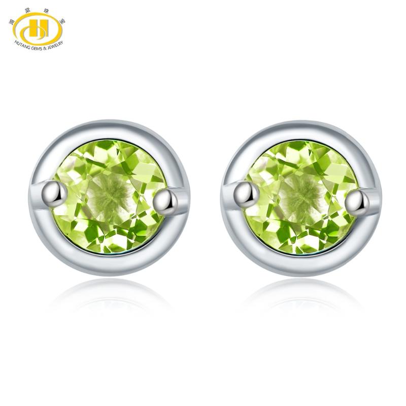 Hutang Women's Stud Earrings Natural Green Gemstone Peridot Solid 925 Sterling Silver Fine Elegant Jewelry New Arrival for Gift
Hutang Women's Stud Earrings Natural Green Gemstone Peridot Solid 925 Sterling Silver Fine Elegant Jewelry New Arrival for Gift