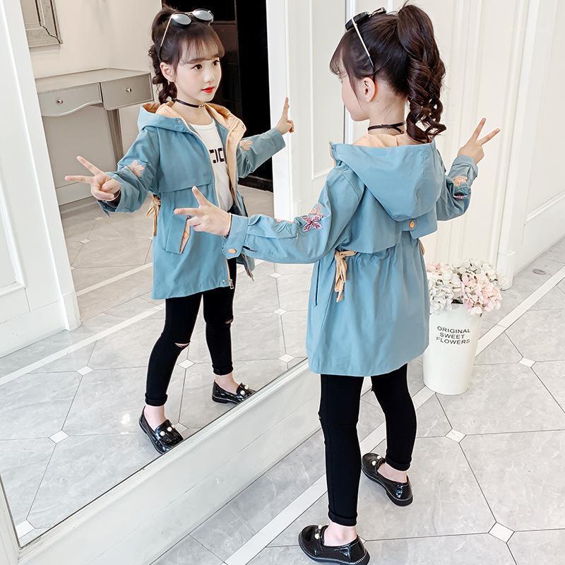 Baby Big Girls Embroidery Hooded Spring Autumn Trench Windbreaker Jackets Teenage Kids Outerwear Children Clothing 4 6 8 101, Pink
Baby Big Girls Embroidery Hooded Spring Autumn Trench Windbreaker Jackets Teenage Kids Outerwear Children Clothing 4 6 8 101, Pink