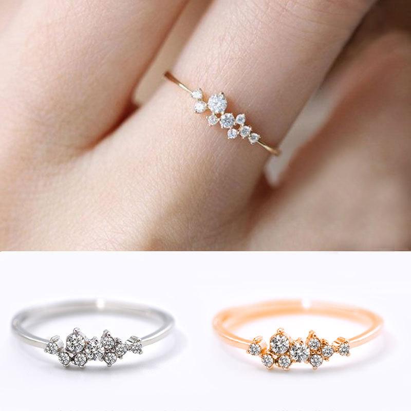 Wedding Rings Ladies Fashion Accessories Alloy Ring Rhinestone Elegant Shining For Party Travel LXH
Wedding Rings Ladies Fashion Accessories Alloy Ring Rhinestone Elegant Shining For Party Travel LXH