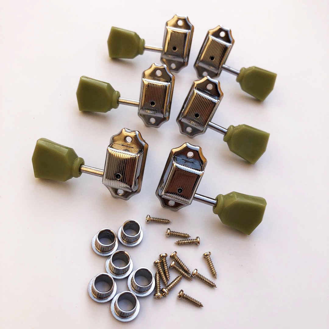 3R 3L jade style Tuners Tuning Pegs For 6 Strings Electric Guitar 
3R 3L jade style Tuners Tuning Pegs For 6 Strings Electric Guitar