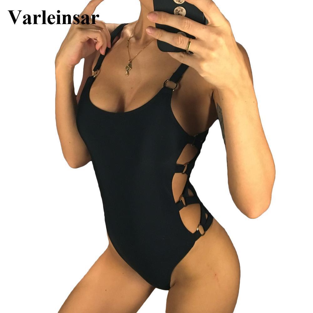 Sexy Black Hollow Cut Out Full Back Women Swimwear One Piece Swimsuit Female Bather Bathing Suit Swim Wear Beach Lady V649B Y200319
Sexy Black Hollow Cut Out Full Back Women Swimwear One Piece Swimsuit Female Bather Bathing Suit Swim Wear Beach Lady V649B Y200319
