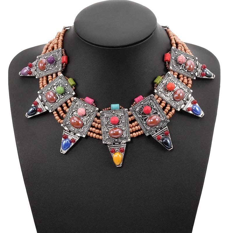Statement Women Bohemin Trendy Ethnic Colorful Balls Beads Collar Choker Necklace Fashion Jewelry
Statement Women Bohemin Trendy Ethnic Colorful Balls Beads Collar Choker Necklace Fashion Jewelry