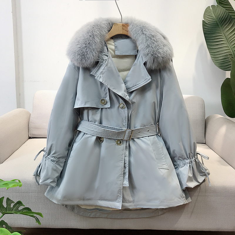 Duck Women Winter Down Natural Fox Fur Jacket Turtleneck Designer Female Deployable Sash Lining Strap Coats M902, Black
Duck Women Winter Down Natural Fox Fur Jacket Turtleneck Designer Female Deployable Sash Lining Strap Coats M902, Black