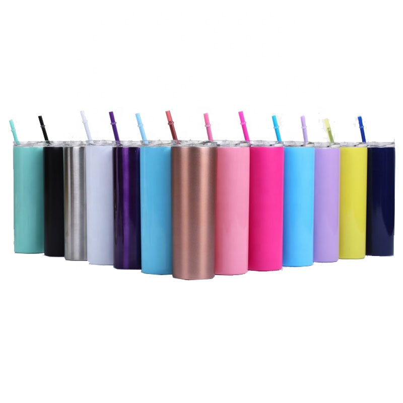 20oz Slim Skinny Tumbler With Lids and Straws Stainless Steel Double Vacuum Insulated Unbreakable Coffee Cup For Travel
20oz Slim Skinny Tumbler With Lids and Straws Stainless Steel Double Vacuum Insulated Unbreakable Coffee Cup For Travel