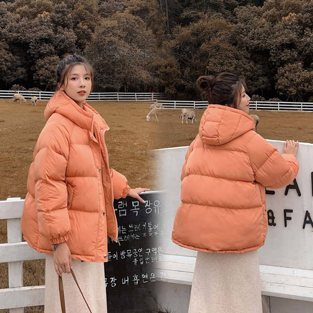 PinkyIsBlack Hooded Women Winter Down Jacket Coat Plus Size 2XL Short Thicken Warm Cotton Padded Winter Coat Women Clothes 201103wtt