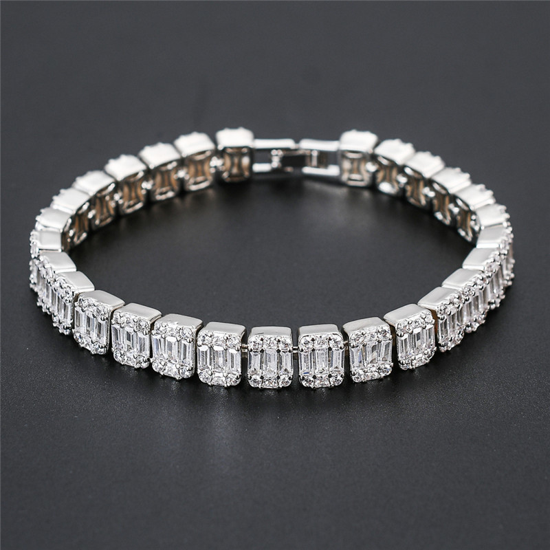 Out Bling Iced Two Colors of Luxury Square Zircon Cubic Bracelet Hip Hop Jewelry for Men Present 6ks8
Out Bling Iced Two Colors of Luxury Square Zircon Cubic Bracelet Hip Hop Jewelry for Men Present 6ks8