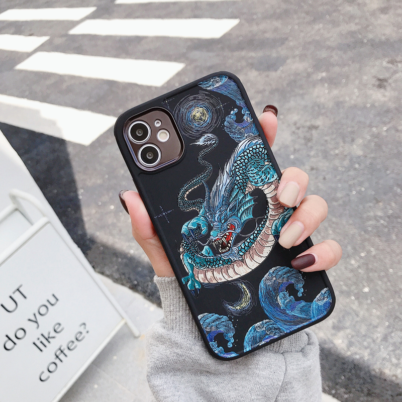 Oriental Myths Chinese Dragon Cases For iPhone 14 11 12 13 Pro Max XR XS X 7 8 Plus Plating Silicone Soft Shockrpoof Cover, Blue
Oriental Myths Chinese Dragon Cases For iPhone 14 11 12 13 Pro Max XR XS X 7 8 Plus Plating Silicone Soft Shockrpoof Cover, Blue