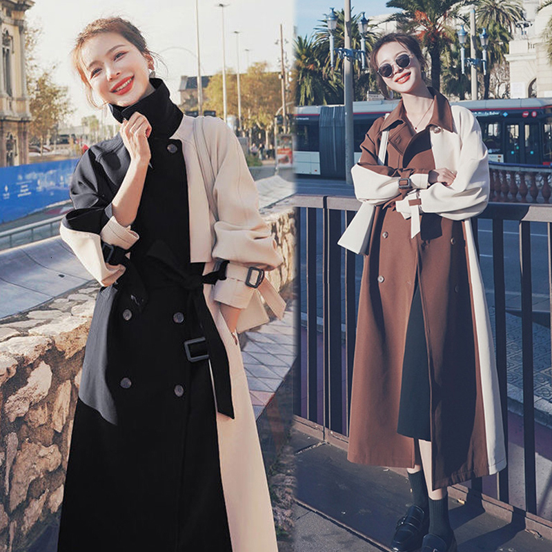 2021 New Autumn Arrival Long Women Trench Coat Double Breasted Belt Loose Ladies Office Jacket HKAD, Black
2021 New Autumn Arrival Long Women Trench Coat Double Breasted Belt Loose Ladies Office Jacket HKAD, Black