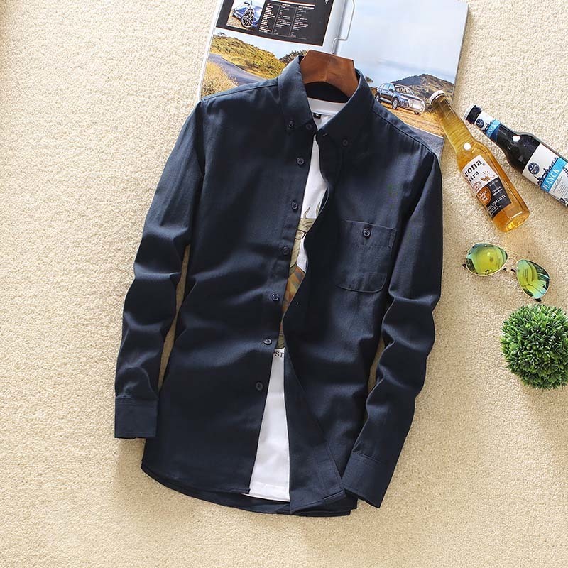 Autumn Shirts Men Fashion Fitted Dress Shirt Casual Solid Long Sleeve Slim Fit White Imported Shirts Male Blouses Plus Size 5XL Y200408