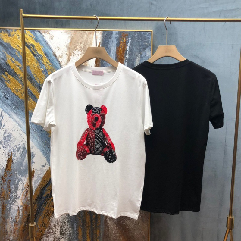 2021 Europe Spring Summer Italy Bear Toy Print Lovely Cotton Tee Skateboard Men t shirt Women Casual Tshirt, White
2021 Europe Spring Summer Italy Bear Toy Print Lovely Cotton Tee Skateboard Men t shirt Women Casual Tshirt, White