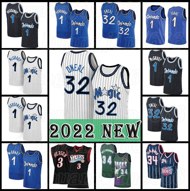Retro 32 Shaquille Tracy Penny 1 Hardaway McGrady Basketball Jersey Jonathan Isaac Buck Ray Giannis 34 Antetokounmpo Allen Hakeem Olajuwon M, Black;red
Retro 32 Shaquille Tracy Penny 1 Hardaway McGrady Basketball Jersey Jonathan Isaac Buck Ray Giannis 34 Antetokounmpo Allen Hakeem Olajuwon M, Black;red