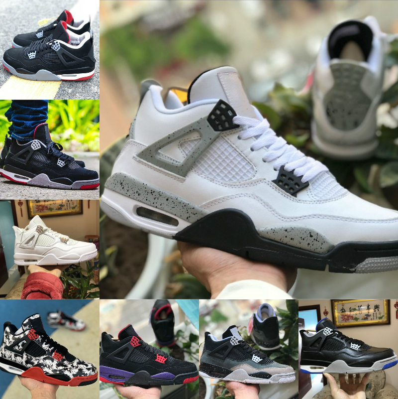 Sale 2021 New Bred Black Cat 4 4s Basketball Shoes Mens Royalty White Cement Encore Wings Fire Red Singles Designers Pure Money Sneakers T85, X009
Sale 2021 New Bred Black Cat 4 4s Basketball Shoes Mens Royalty White Cement Encore Wings Fire Red Singles Designers Pure Money Sneakers T85, X009